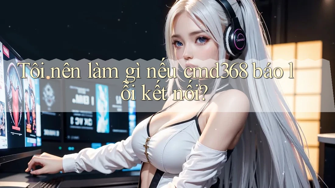 Tôi nên làm gì nếu cmd368 báo lỗi kết nối? Tôi nên làm gì nếu cmd368 báo lỗi kết nối?
