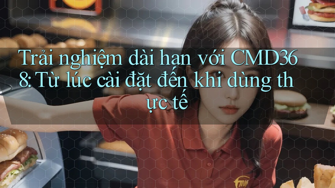 Trải nghiệm dài hạn với CMD368: Từ lúc cài đặt đến khi dùng thực tế Trải nghiệm dài hạn với CMD368: Từ lúc cài đặt đến khi dùng thực tế