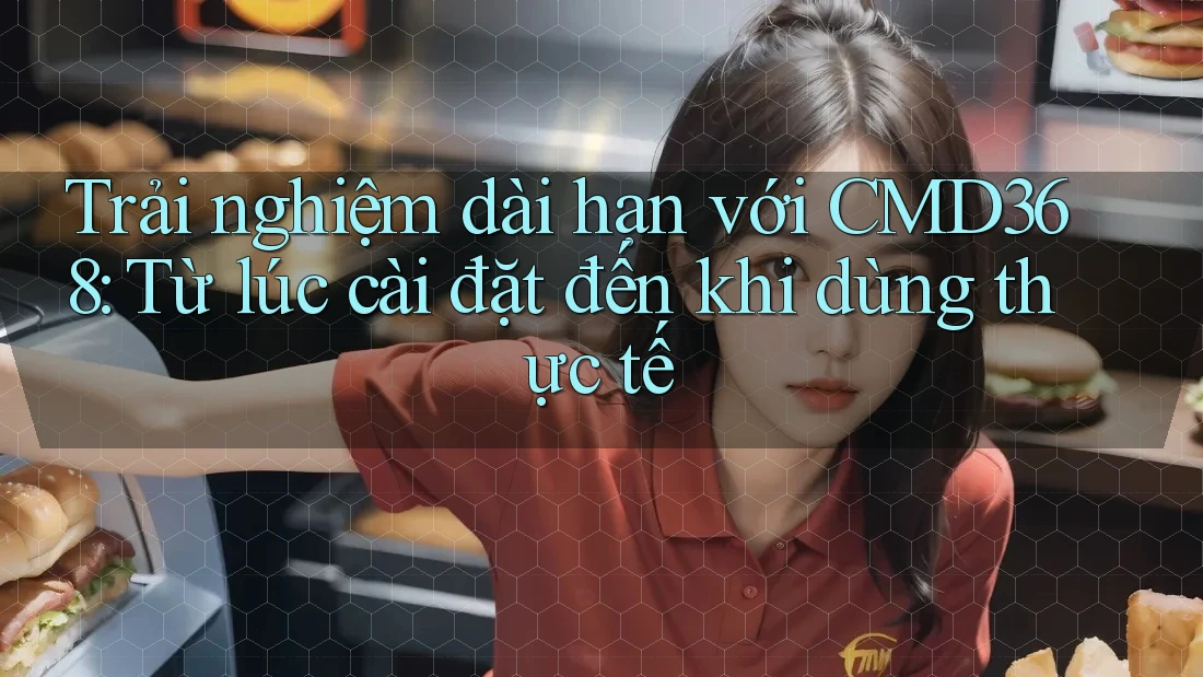 Trải nghiệm dài hạn với CMD368: Từ lúc cài đặt đến khi dùng thực tế Trải nghiệm dài hạn với CMD368: Từ lúc cài đặt đến khi dùng thực tế