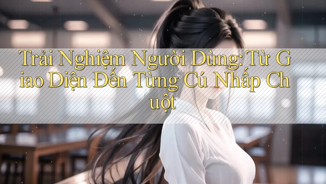 Trải Nghiệm Người Dùng: Từ Giao Diện Đến Từng Cú Nhấp Chuột