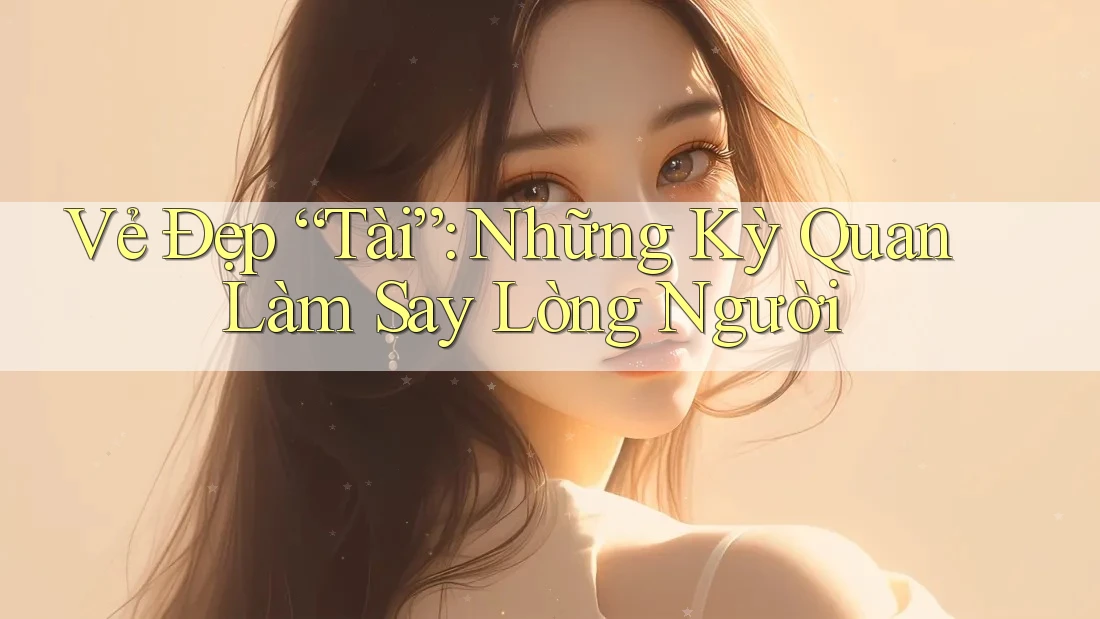 Vẻ Đẹp “Tài”: Những Kỳ Quan Làm Say Lòng Người Vẻ Đẹp “Tài”: Những Kỳ Quan Làm Say Lòng Người