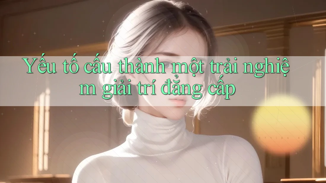 Yếu tố cấu thành một trải nghiệm giải trí đẳng cấp